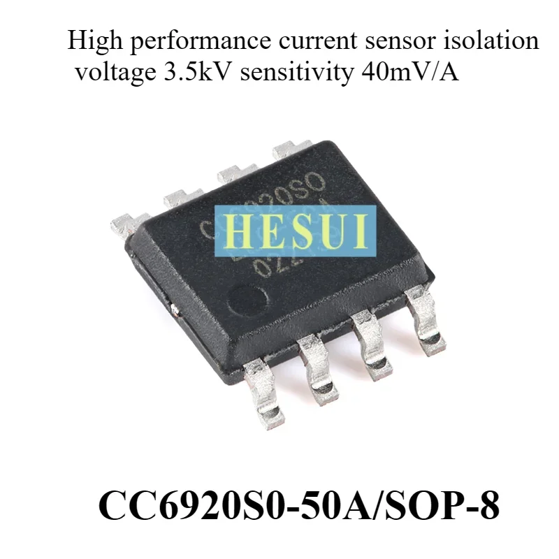 Original CC6920SO-50A SOP-8 High performance current sensor CC6920SO Isolation voltage 3.5kV