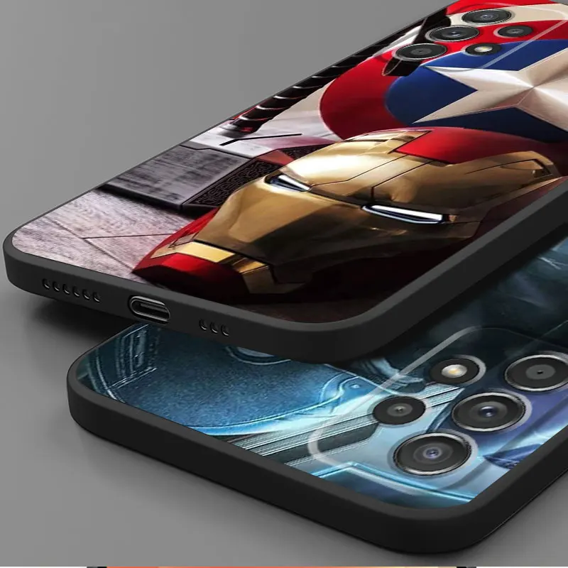 Marvel Captain America Phone Case For Samsung Galaxy A52 A12 A34 A54 A73 A53 A71 A51 A31 A33 A22 A21s A13 A32 A72 A23 Cover