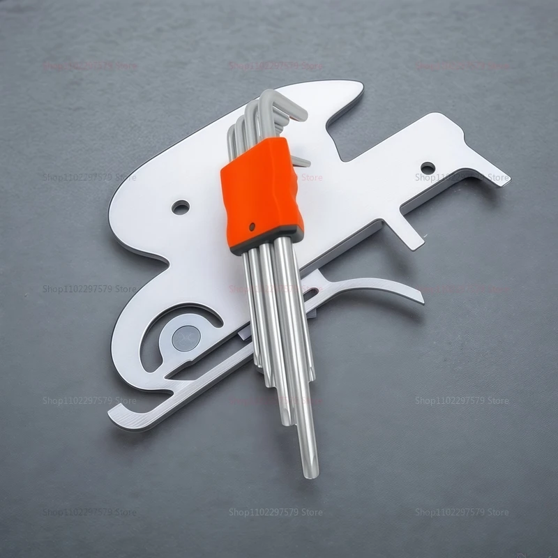 9 قطعة L شكل مزدوج نهاية مفك مجموعة عرافة ألين مفاتيح توركس وجع مفك بت ستار المفك أدوات يدوية لإصلاح المنزل