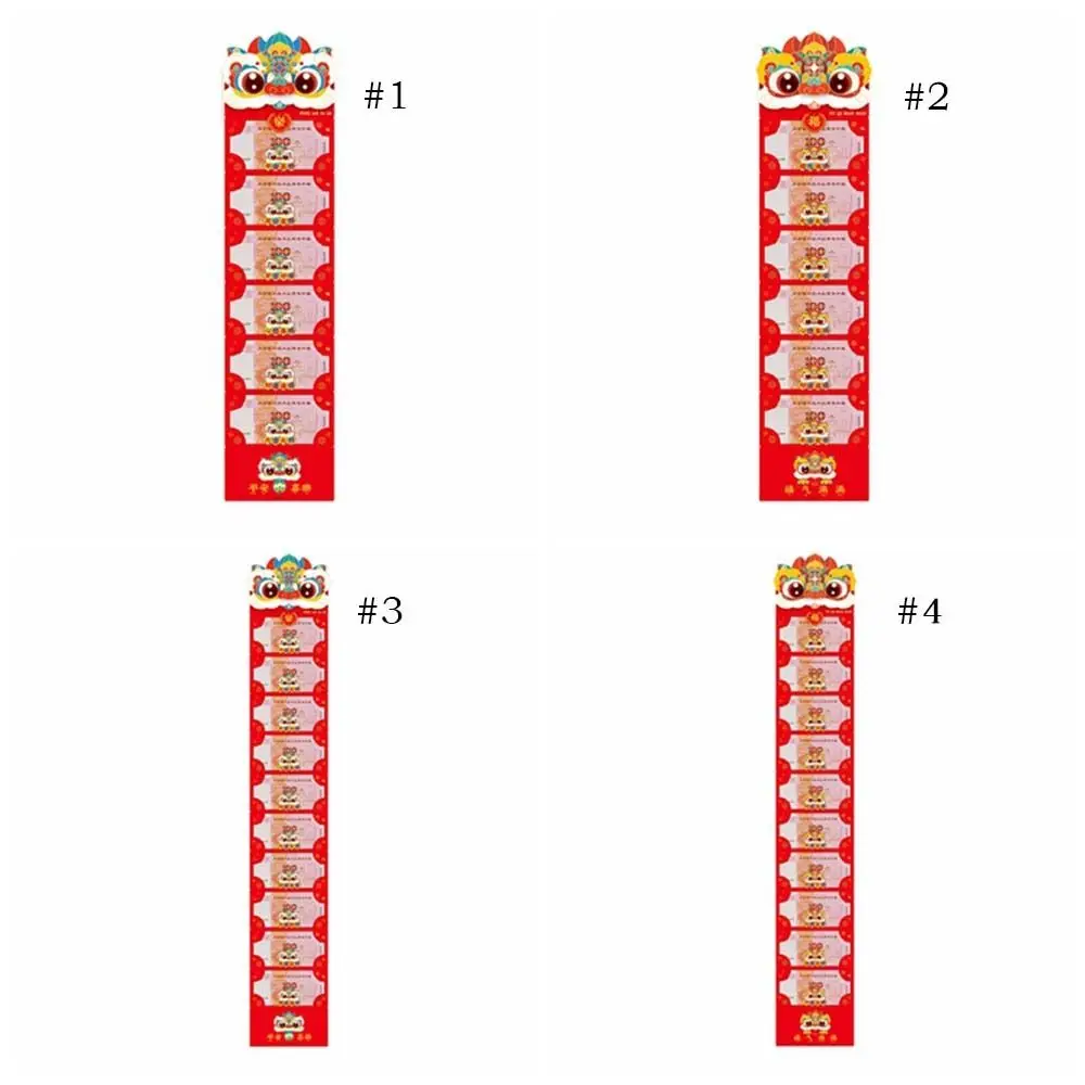 السنة الصينية الأفعى للطي المغلفات الحمراء نعمة ورقة 2025 السنة الجديدة جيوب المال حزمة المال هونغباو التقليدية