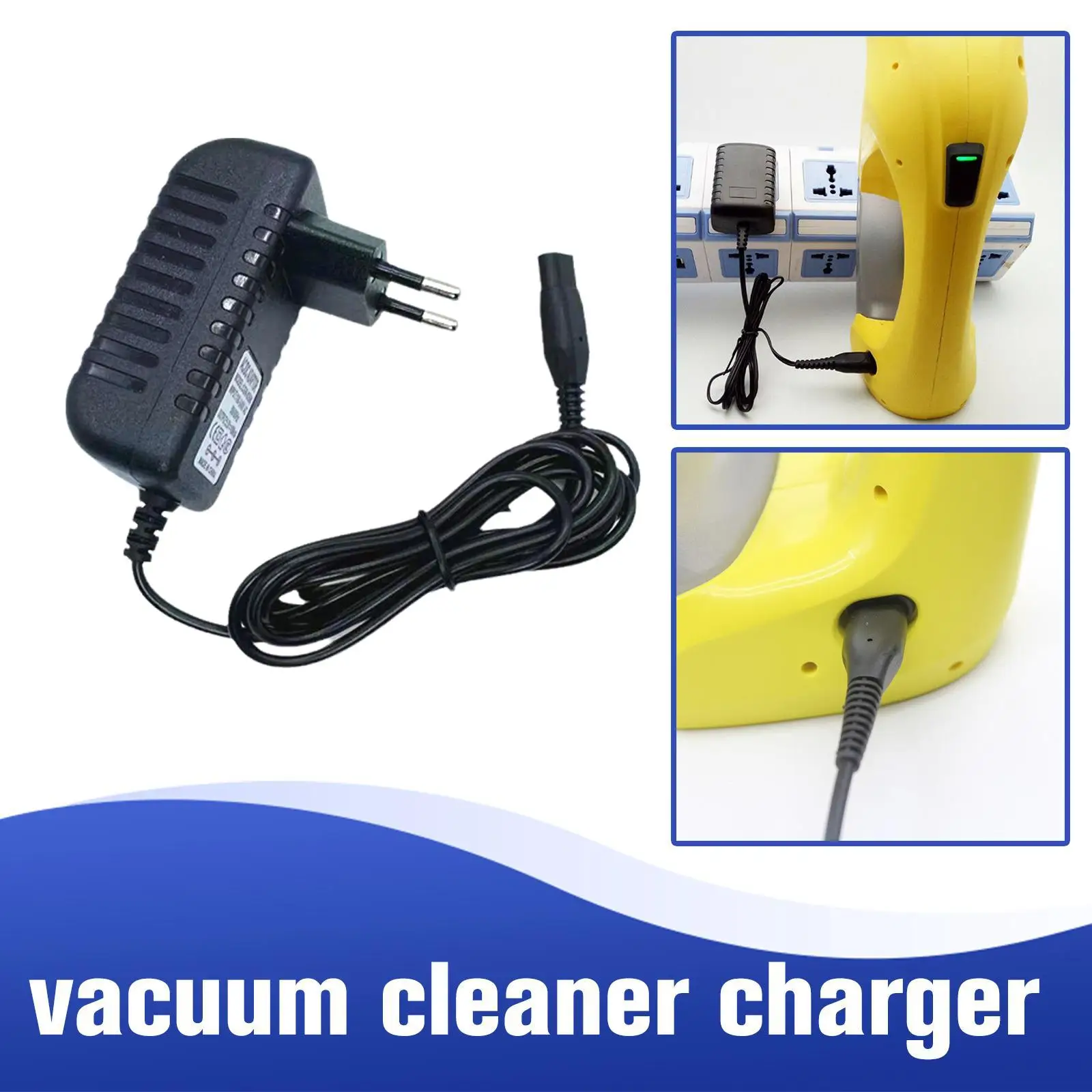 Adapter Charger for Karcher charger EU Power Plug Vacuum Cleaner Charger EU Regulations Window Vac Plug Battery Charger