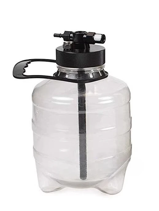 

3.8LPET plastic thickened sealed small beer bucket beverage bottle ice bucket with lid