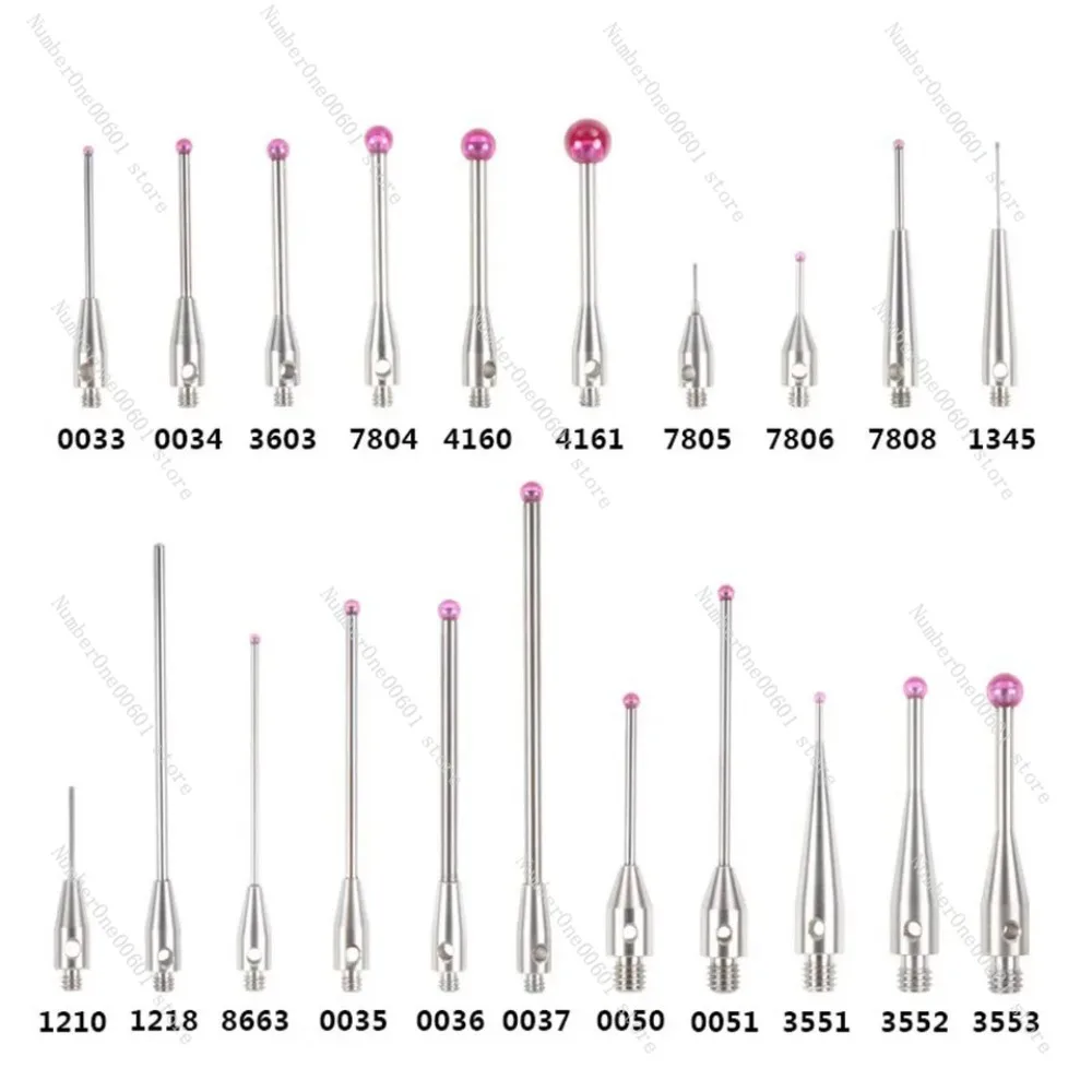 M2m3 Renishaw Three-dimensional Coordinate Stylus Three-dimensional Probe Cnc Ruby Stylus 0.5/1.0/1.5/2.0/3.0