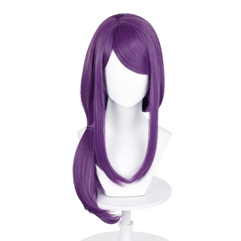 

Long Straight Mixed Purple Synthetic Wig for Women Cosplay Costume Party Daily Wear Heat Resistant Fiber