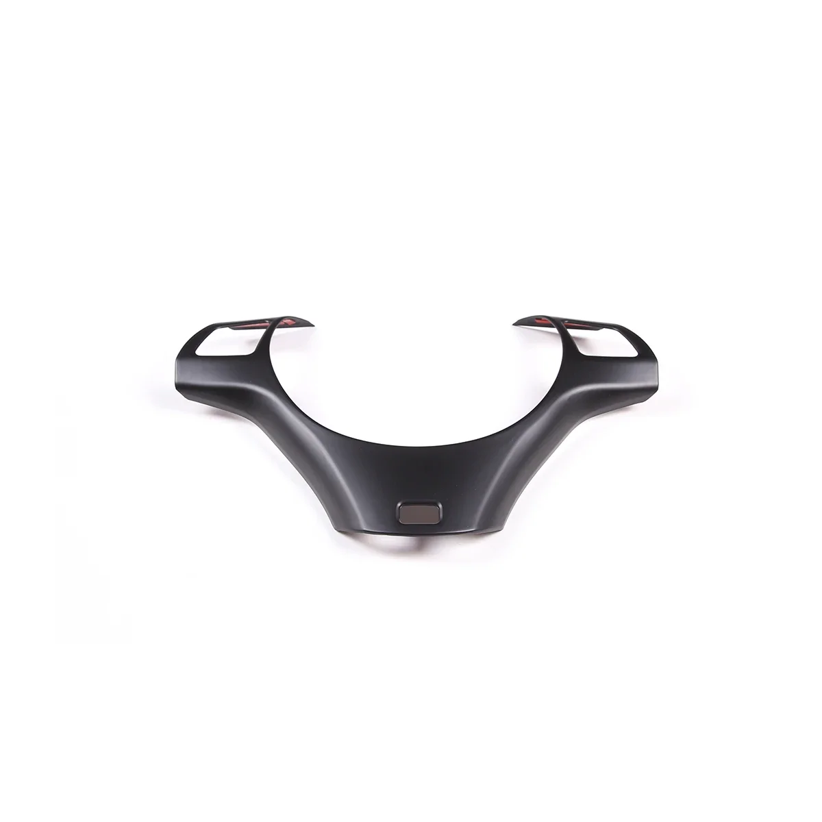 For BMW 3 Series E90 E92 2005-2012 Car Styling ABS Matt Black Car Steering Wheel  Frame Cover Trim Sticker Car Accessories