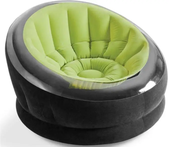 

intex 68581 EN71 PVC Flocking inflatable sofa with footrest air sofa chair inflatable sofa chair