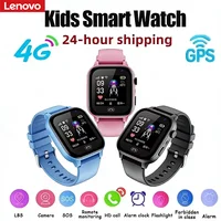 Reloj Inteligente Lenovo para Niños, 4G, SOS, GPS, Localización, Tarjeta SIM, Llamadas, Cámara, Resistente al Agua, Regalo para Niños y Niñas, Compatible con iOS y Android