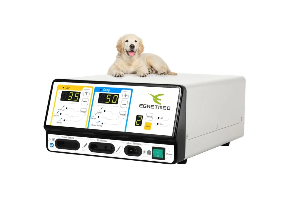 وحدة الجراحة الكهربائية ذات التردد العالي للجراحة الكهربائية ثنائية القطب البيطرية