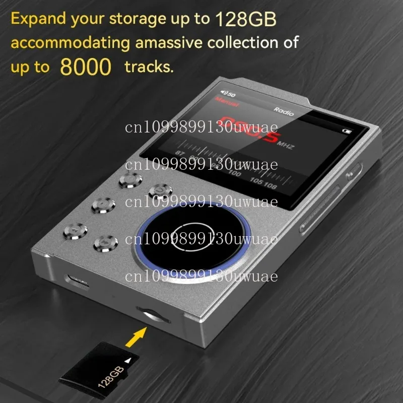 مشغل بلوتوث 5.3 HiFi MP3 بدون فقدان DSD مشغل موسيقى الصوت الرقمي شاشة 2.4 بوصة 93DB TYPE-C USB2.0 شحن جهاز Walkman الرياضي #4