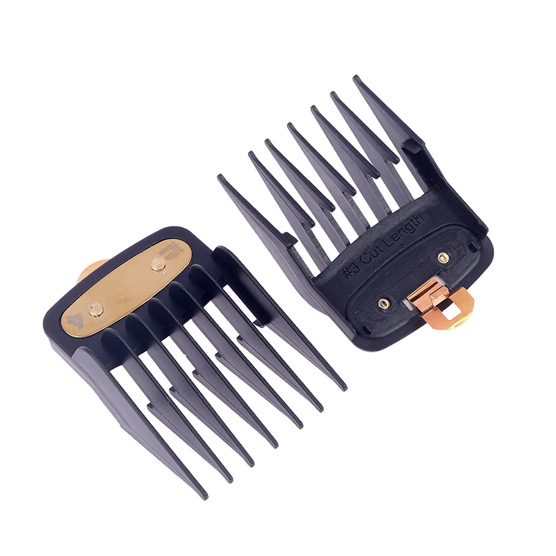 8Pcs Professional Limit Comb Cutting Guide Combs 1.5/3/4.5/6/10/13/19/25MM Set For Hair Clipper