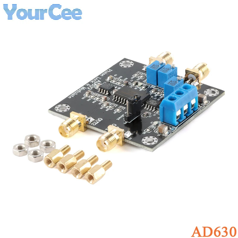 

AD630 Balanced Modulator Lock-in Amplifier Board Module Weak Signal Detection Modulation and Demodulation