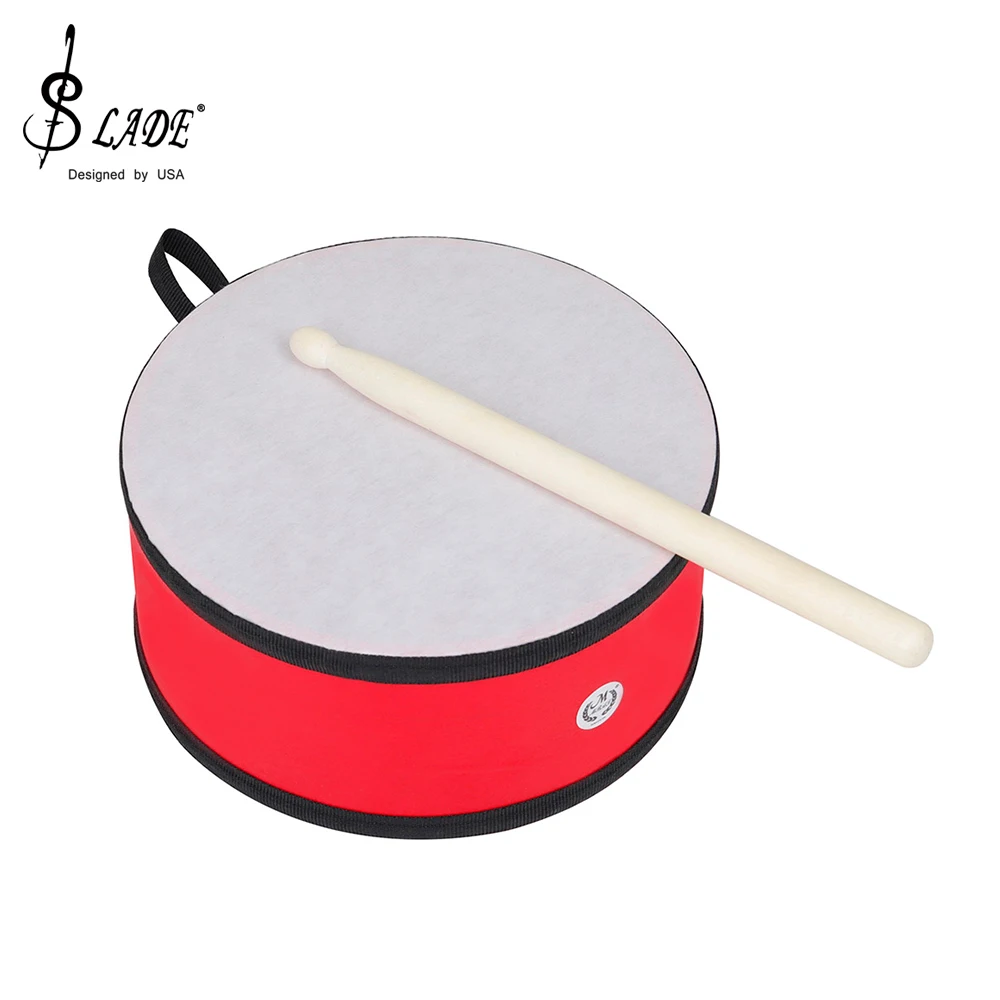 Традиционный ручной бубен SLADE Style Индийский ударный инструмент Портативная детская музыкальная игрушка для обучения