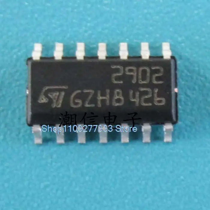 10PCS/LOT  2902 ST2902 LM2902DT   SOP-14