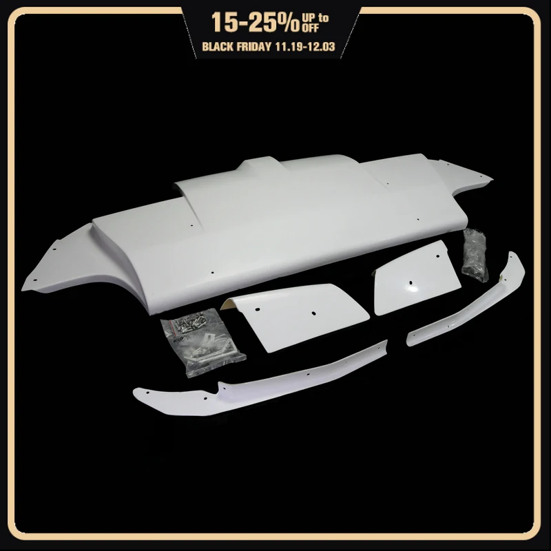 

Car Accessories For Impreza 10 GR STI Fiberglass VRS 09 Style Rear Under Diffuser With Side Add On FRP Fiber Glass Bumper Panel
