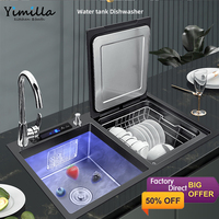 European Standard Lavaplatos Modernos Sink Stainless Steel Fregaderos De Cocina Ultrasound Smart Kitchen Sink with Dishwasher