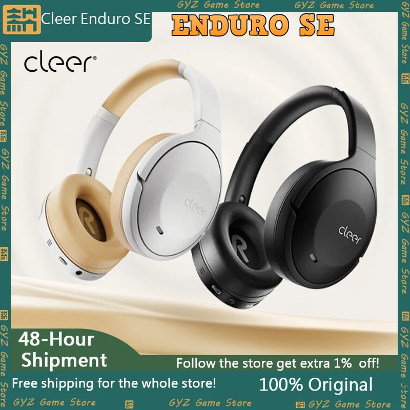 Cleer ENDURO SE Wireless Bluetooth Headphones Active Hybrid Noise Cancellation Smart Adaptive Noise Cancellation Custom Headsets