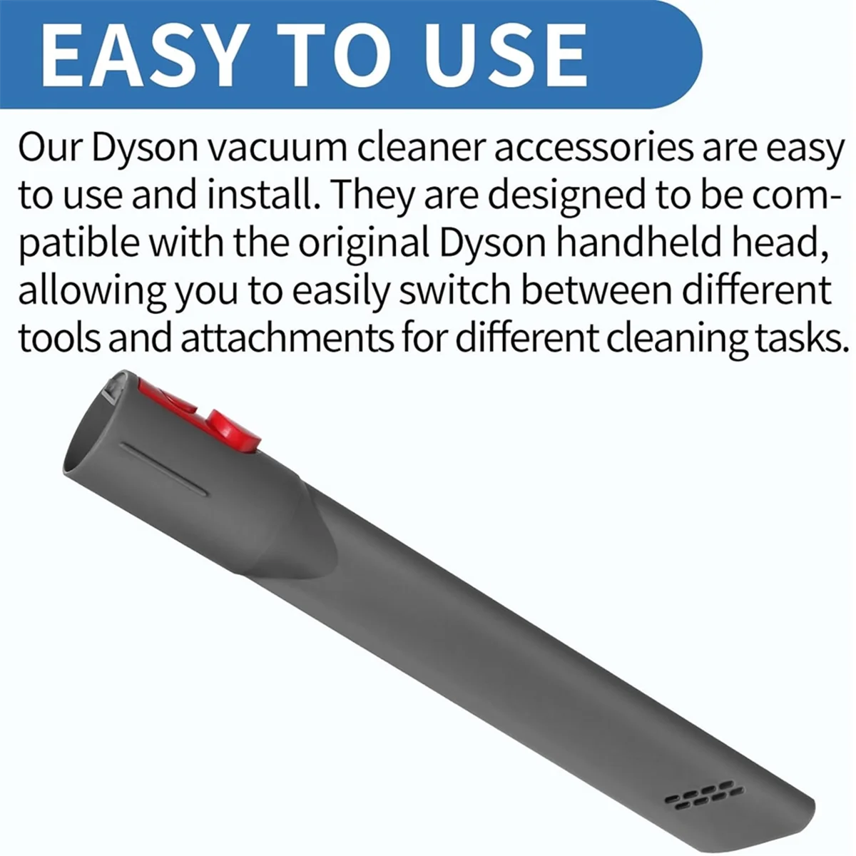 The New 3PCS Extension Hose and Crevice Tool for V15 V11 V10 V7 V8 Absolute Animal Model Cordless Vacuum Attachment