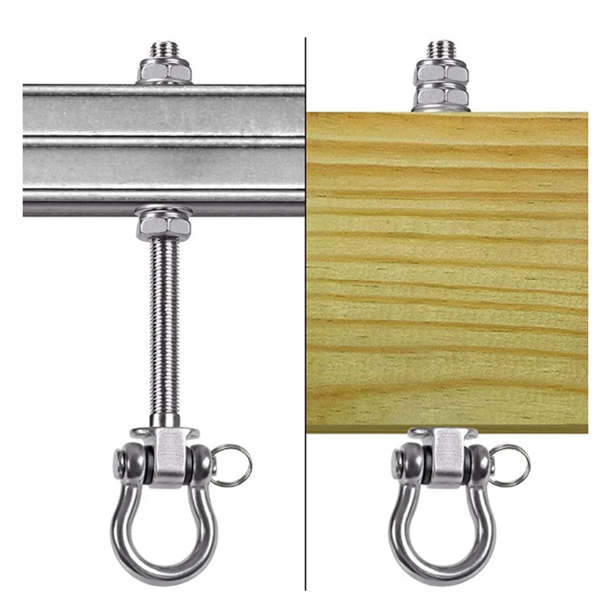 NNVC الثقيلة سوينغ هوك أرجوحة اليوغا الرمل هوك معلقة كرسي الملحقات لملعب الشرفة أرجوحة اليوغا #4