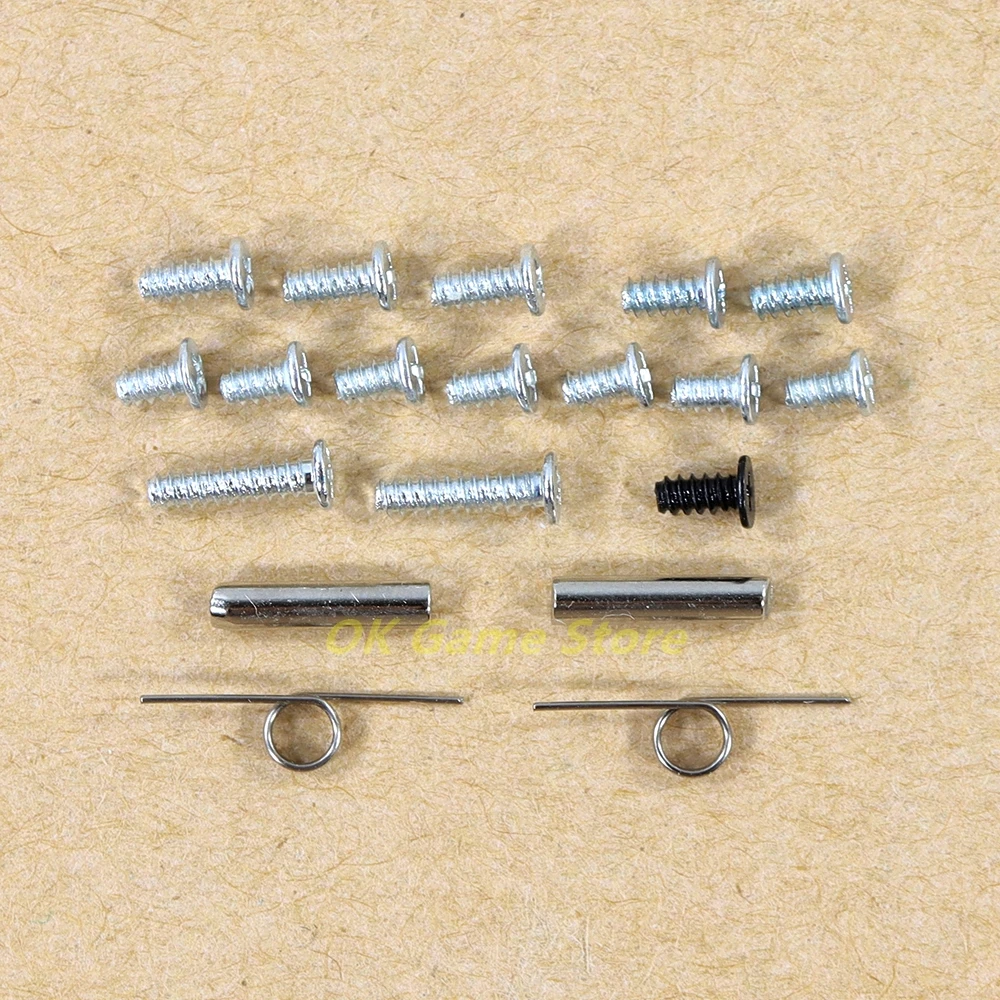 50sets Brand New Full Set Screws + L R Springs + Strut Small Metal Fittings for Nintendo DS NDS Lite NDSL