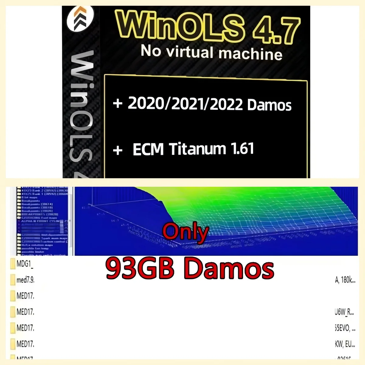 

2023 hot sell winols 4.7 software+ 93GB WINOLS DAMOS Big Archive Damos Mappacks 2022 | 2021 | 2020 Chip Tuning Maps free install