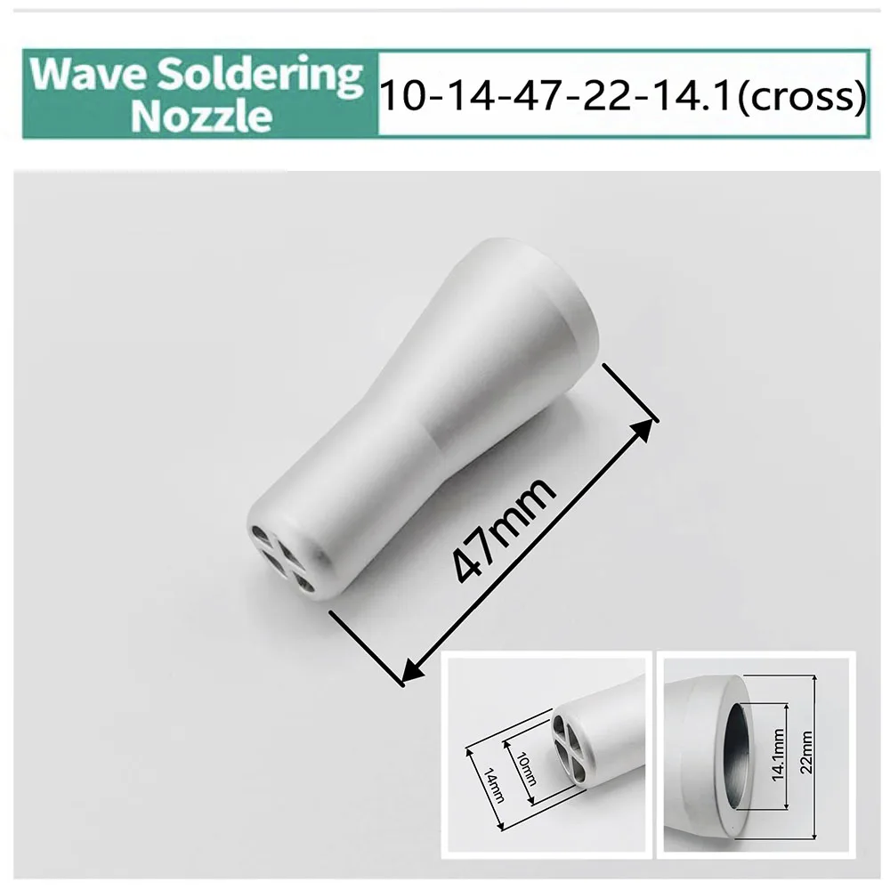 Ersa Universal Selective Soldering Nozzle/Selective Soldering Machine Wave Soldering Nozzle Cross-shaped Nozzle Can Be Customize