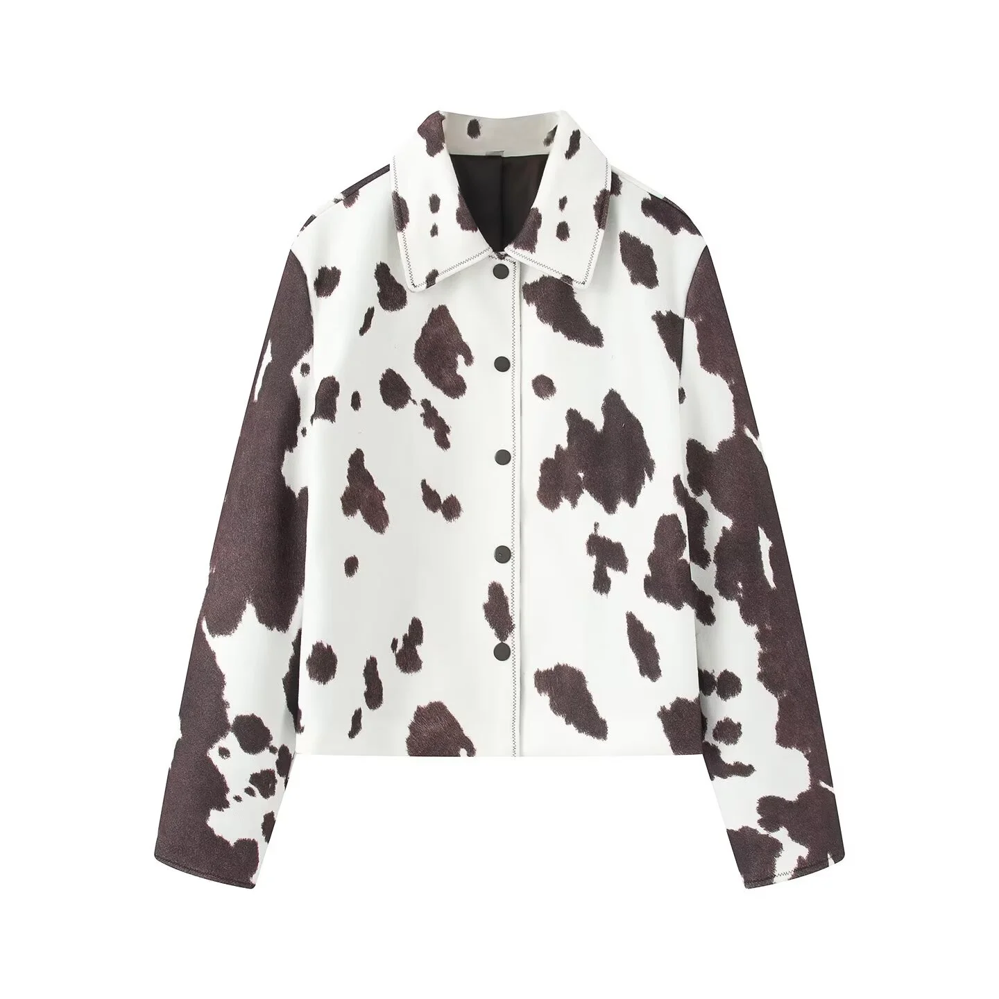 

2025 Winter New Women's Casual Fashion Simple Design Loose Versatile Commuter Woolen Jacket Short Coat