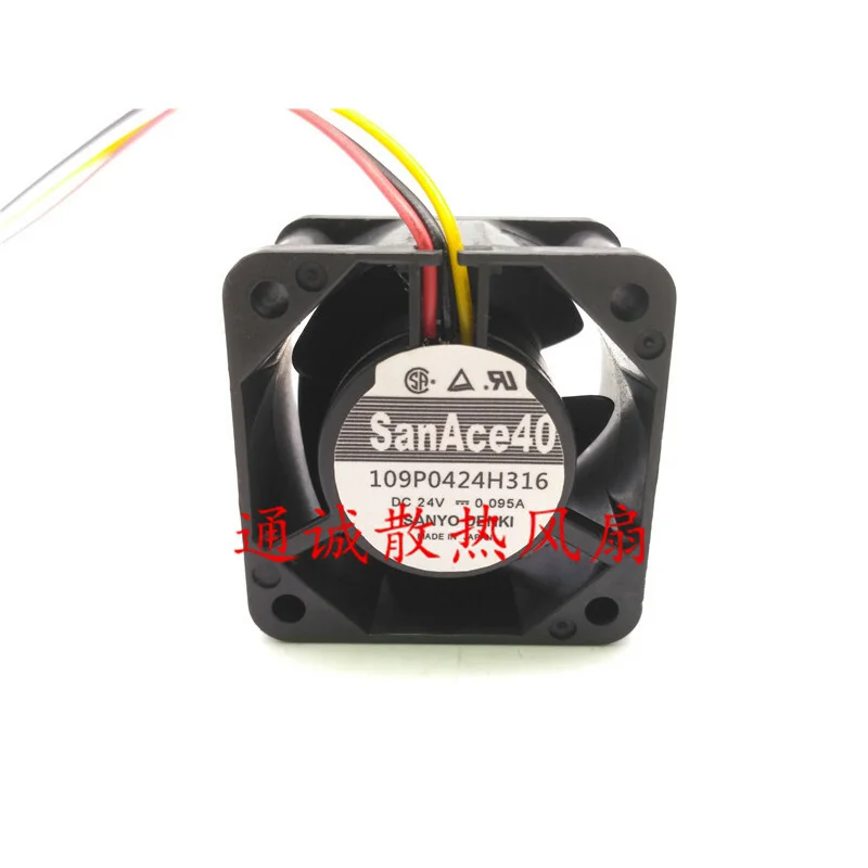 D 1 pcs For Sanyo Denki San Ace 40 109P0424H316 | 24V 0.095A 4CM 840D NCK System Axial Cooling Fan