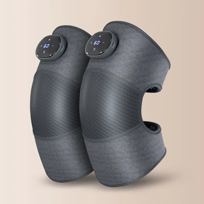 

2/1PCS Rechargeable Heated Knee Massager, Adjustable 3D Fully Heated Knee Pad With Heating Mode And Adjustable Vibration
