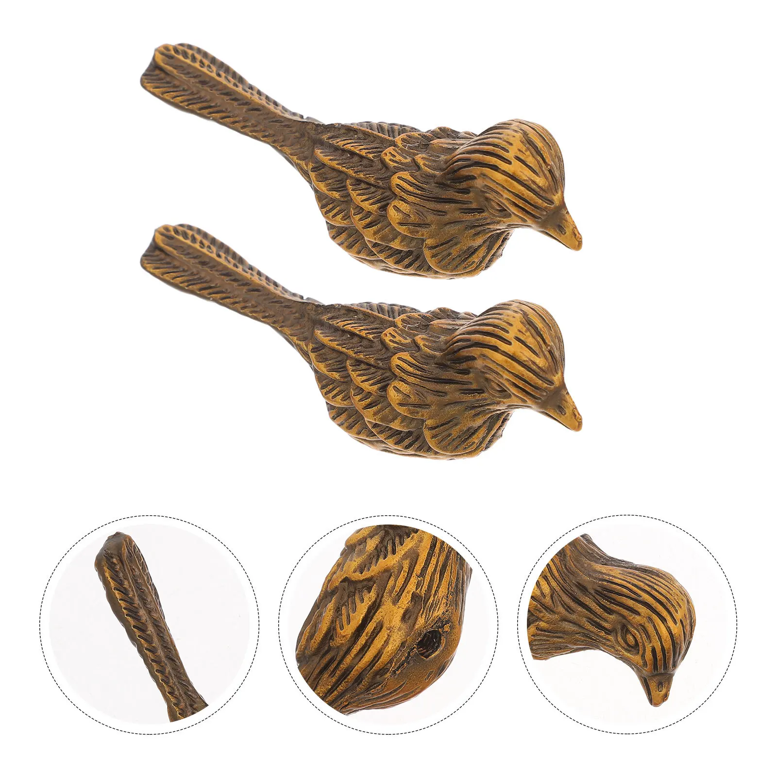 

2Pcs Bird Shape Drawer Pulls Zinc Alloy Animal Cabinet Handles Modern Single Hole Knobs for Dresser Wardrobe Cupboard Kitchen