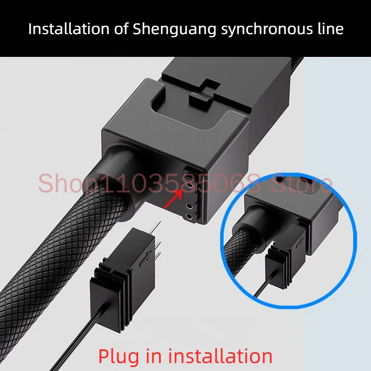 Cable de extensión de alimentación de computadora GPU8PIN Cable de extensión de tarjeta gráfica AIJS Cable de extensión continua de 1 cable