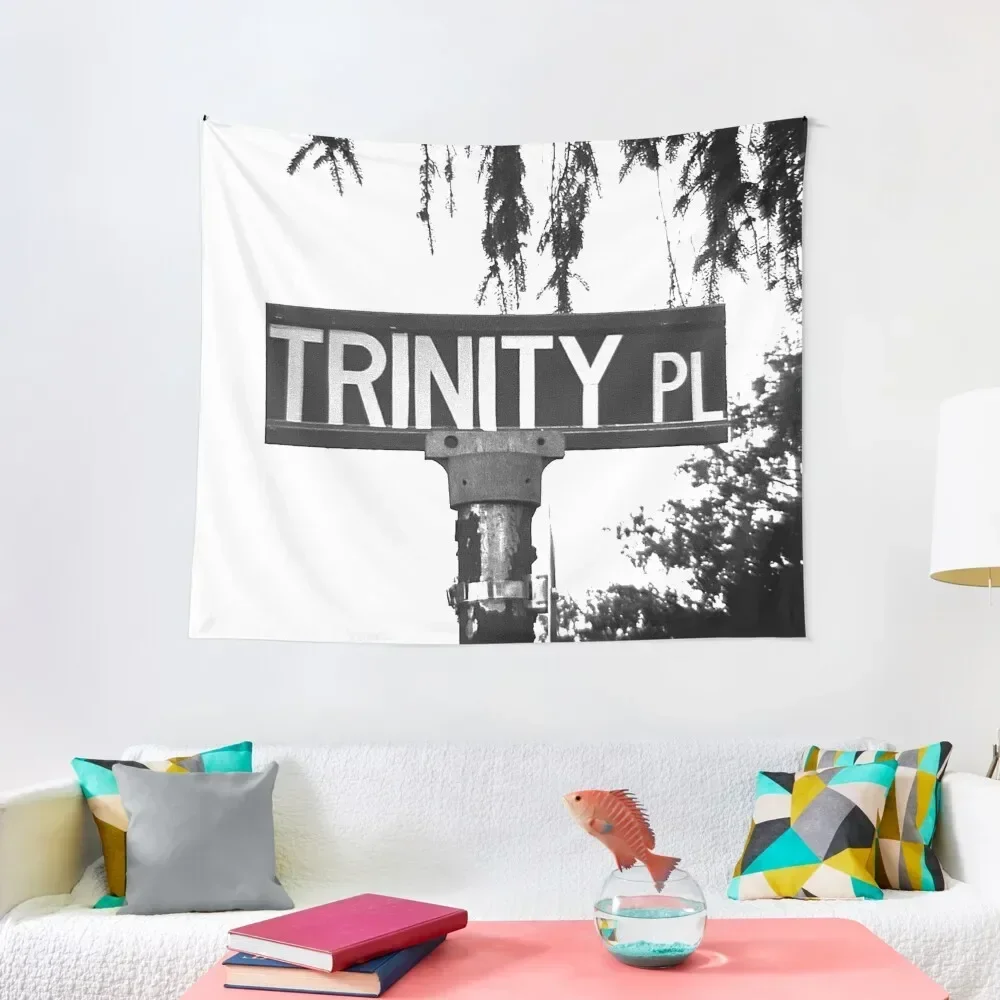 

A Street Sign Named Trinity Tapestry Japanese Room Decor Cute Room Decor Cute Decor Aesthetic Room Decors Tapestry