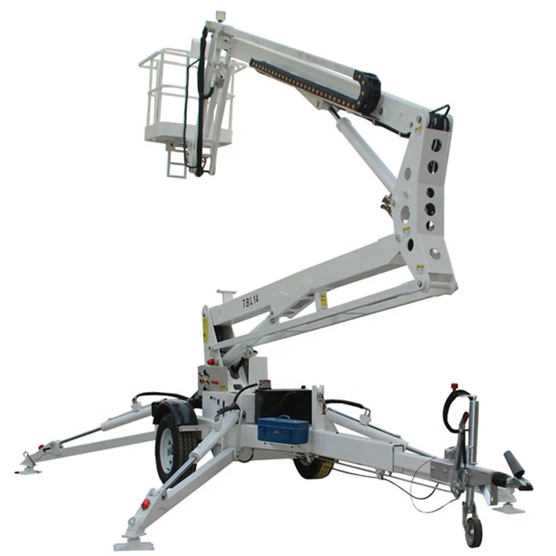 American standard hot-selling high-quality 10~ 24m mechanical repair shop can pull mobile boom lift