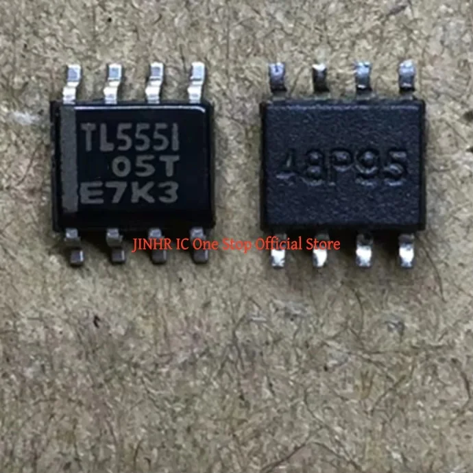 New, 10PCSTLC555 TLC555IDR, SOIC-8, Marking TL555I, Low power timer IC