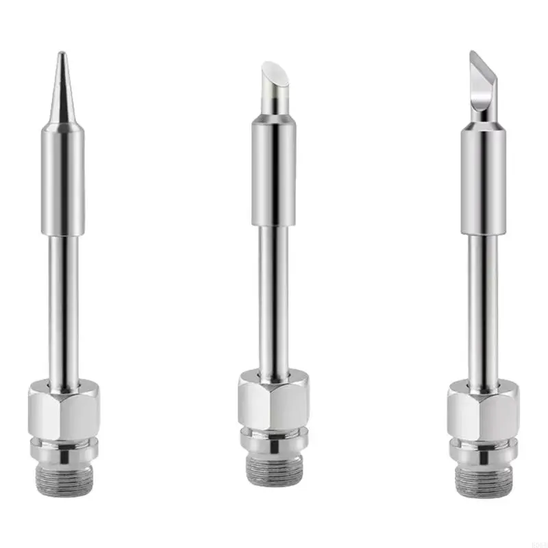 

E06B Detachable Soldering Iron Tip Threaded Interfaces Accessories Tool Fit for Precise Soldering Efficient Heat Transfer