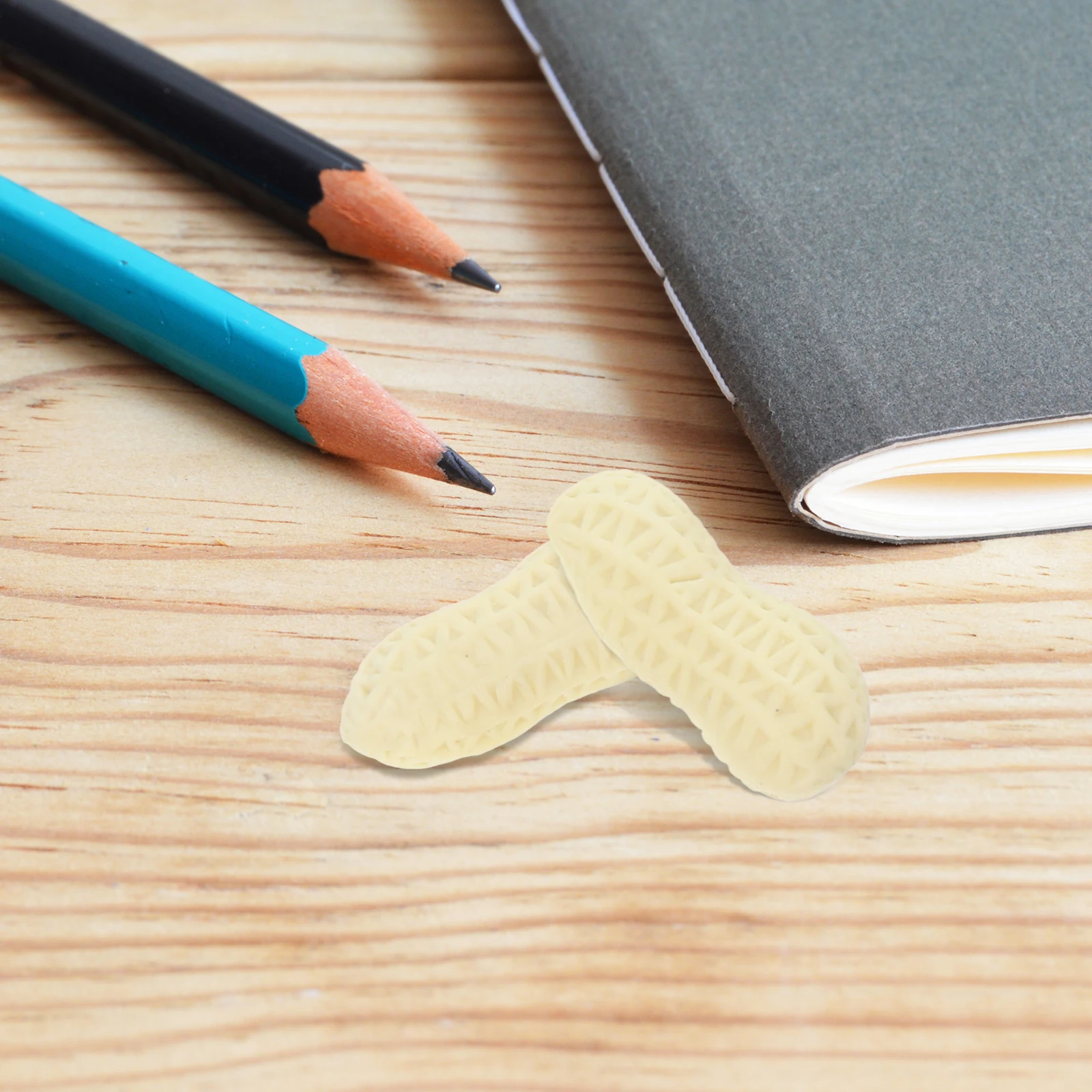 

25 Pcs Simulation Peanut Erasers Unique Funny Stationery Toy Cute Cartoon Shape Bulk Decorations Easy to Use Writing Tools
