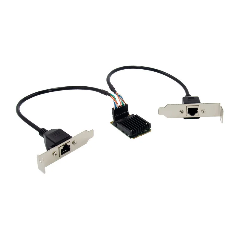 Mini PCIe Gigabit Ethernet Network Card 82583V Dual Port Industrial Control Network Equipment Adapter