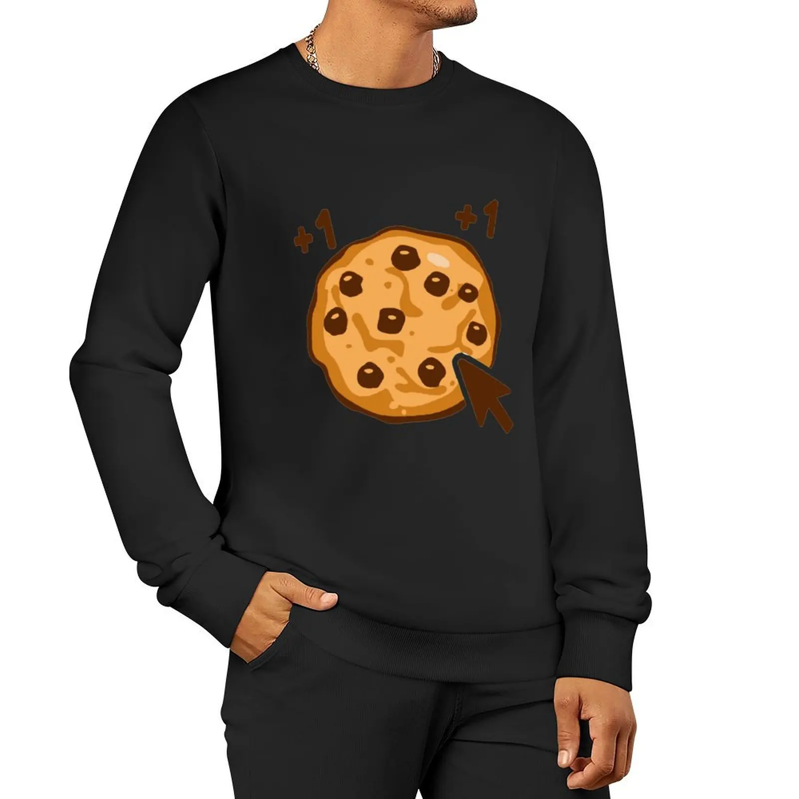 Funny Cookie Clicker Pullover Hoodie blouse autumn autumn new products autumn clothes sweatshirt men