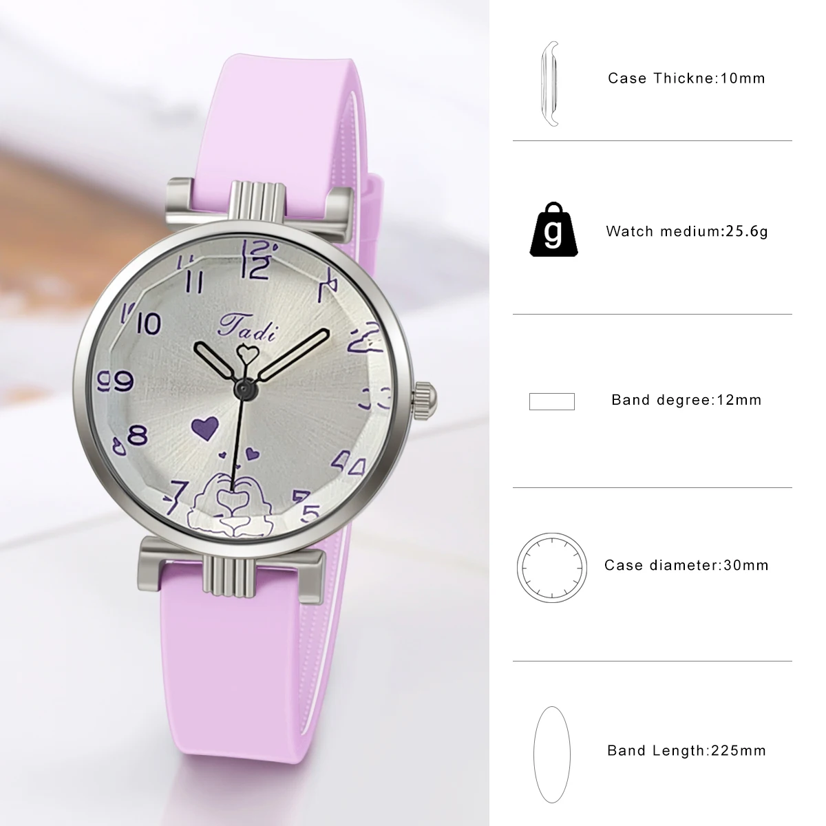 Women Watch Silicone Strap Wristwatch Quartz Watches Women Clock Casual Ladies Watch Gift Reloj Mujer reloj para mujer