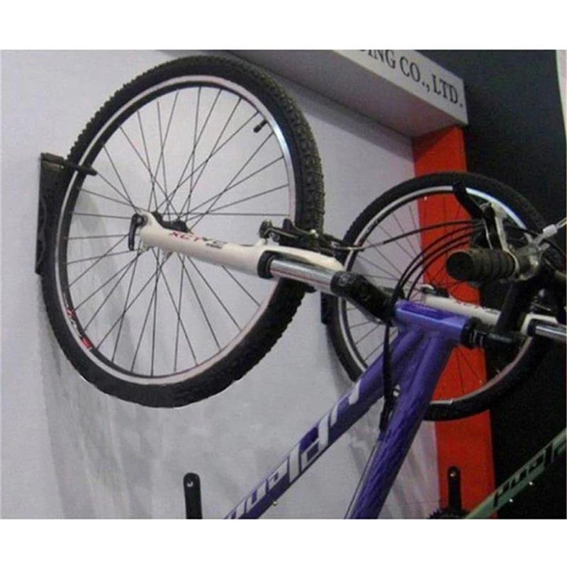Image 7: Support mural pour vélo – Support vertical pour vélo, crochet de rangement mural, support de stationnement pour garage, accessoires pour vélo