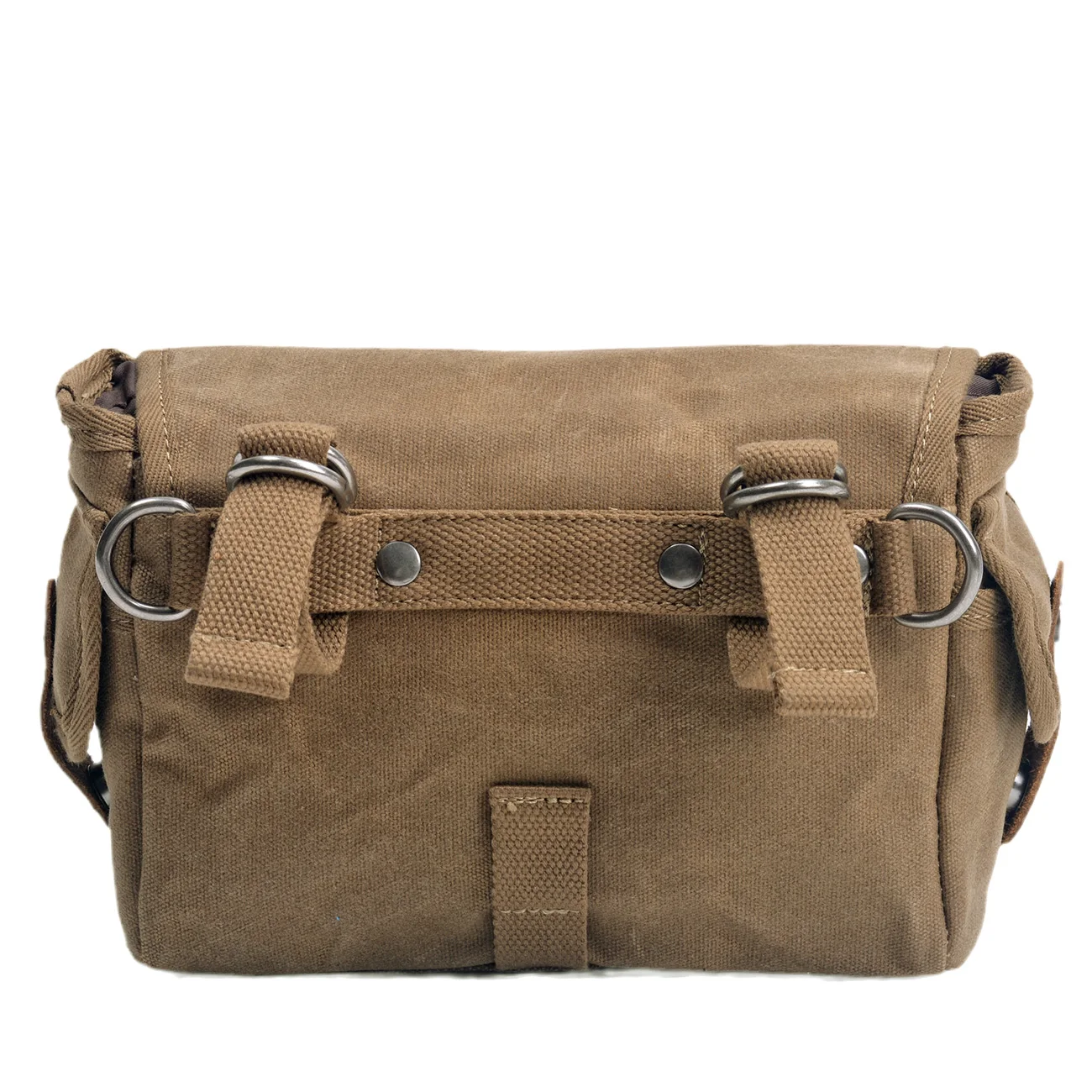 Best-selling vintage waxed canvas motorbike side bags and bicycle rear bags, ideal for motorbike rides and storage messenger bag