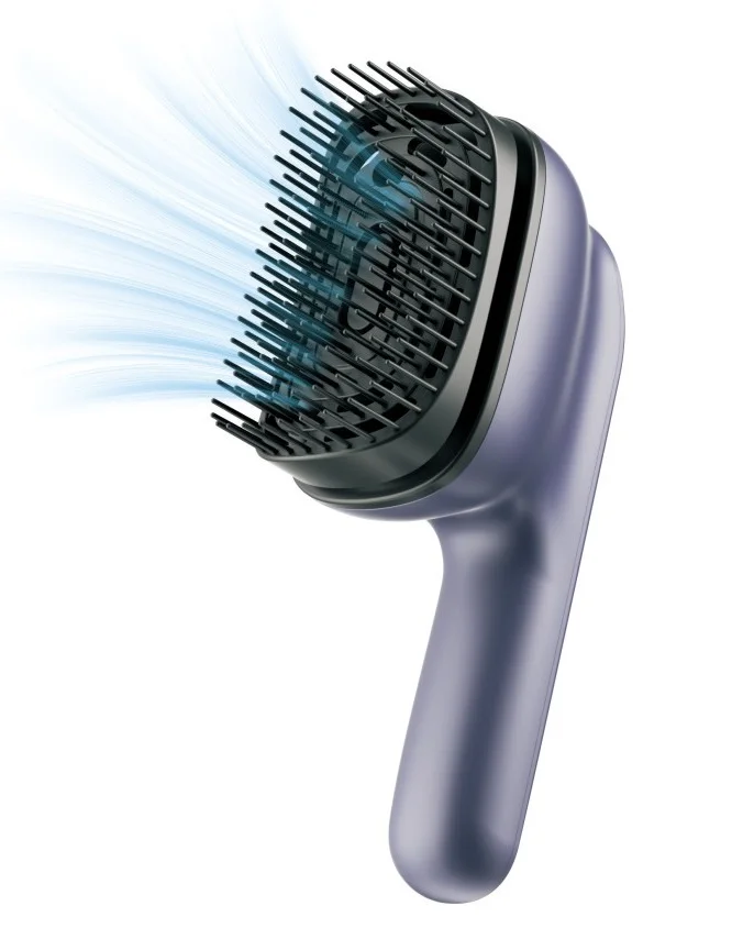 

Upgrade 3-in-1 electric scalp massage comb brush head massager essential oil atomization