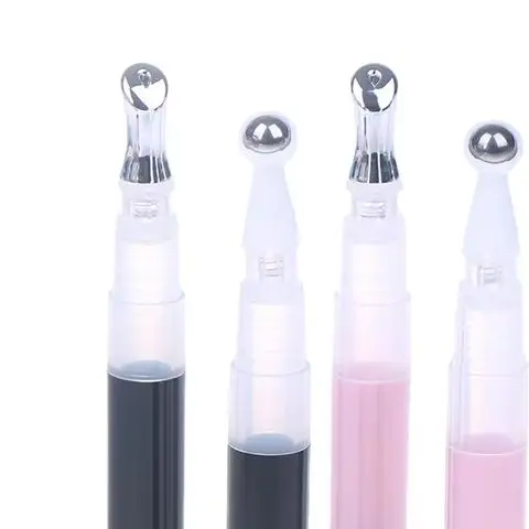 Contenedor de muestra de esencia de viaje portátil de 3ml, crema de Gel de ojos al vacío sin aire, tubos vacíos, bolígrafo dispensador de brillo de labios de aceite esencial