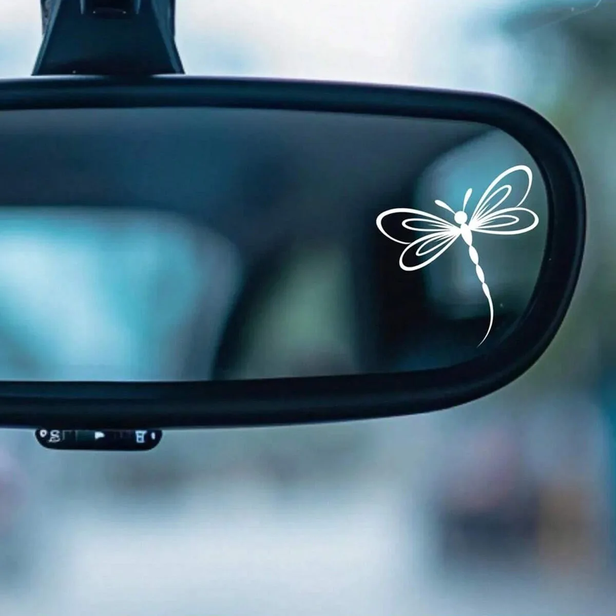 Dragonfly enthusiast car stickers, car stickers dragonfly, sun visor mirror stickers Dragonfly rearview mirror stickers
