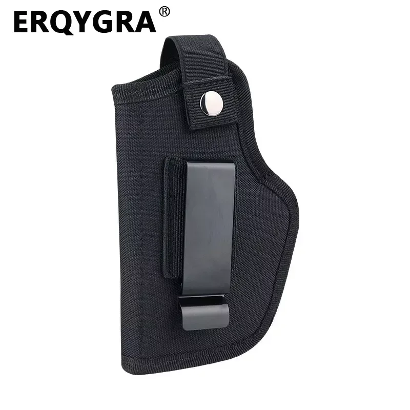 ERQYGRA Tactical Holsters Pouch Hunting Magazines Glock Waist Bag Portable Concealed Belt Metal Clip Molle System Accessories