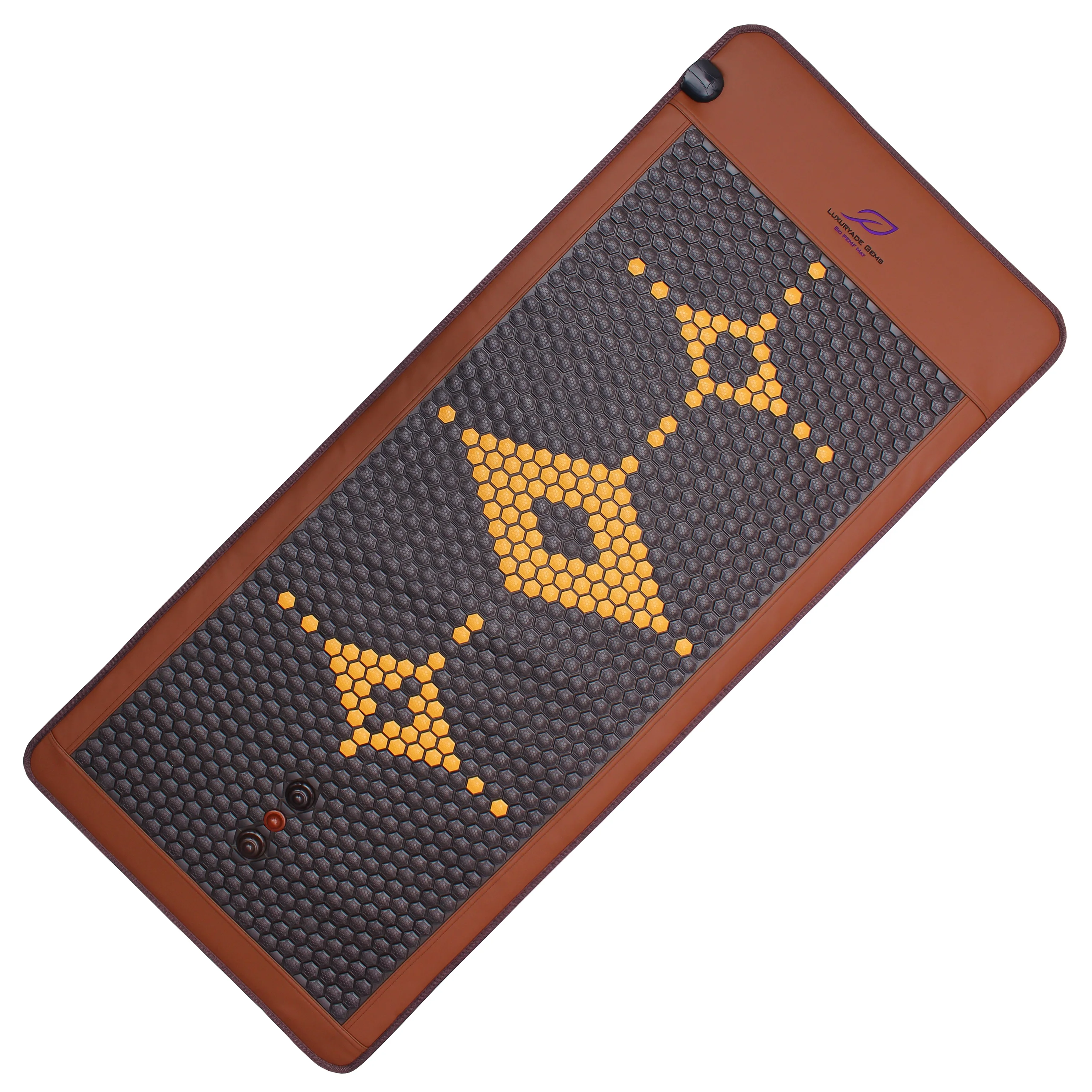 

Luxuryade T190 Thermal Therapy Rays Tourmaline Mattress Mat Korea Stone Massage Mat