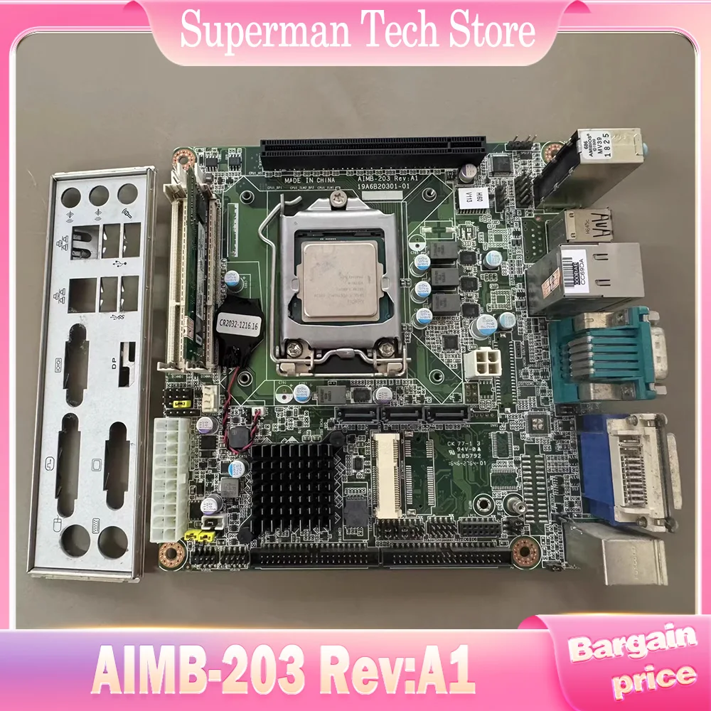 AIMB-203L For ADVANTECH AIMB-203 Rev:A1 Industrial Motherboard