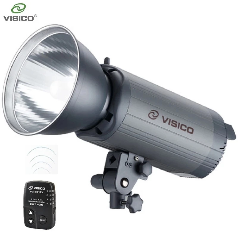 VISICO VC-1000HH 1000W Photographic Lighting Photography Studio Strobe Flash Light with Reflector Transmitter For Nikon Canon