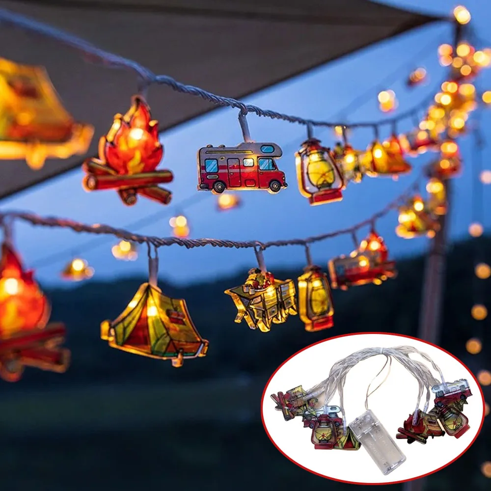 

Christmas String Lights Outdoor Camping Lights Atmosphere Camping Colored Light for Office Outdoor Decorations Decorative Indoor