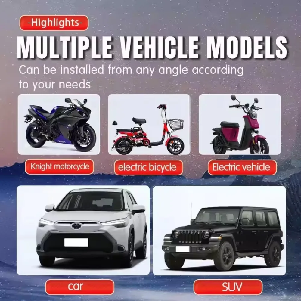 TCYATO Motorrad-Blitz-LED-Scheinwerfer für Moto, universeller Scheinwerfer, Nebelscheinwerfer, Lampe vorne, zusätzliche Scheinwerfer