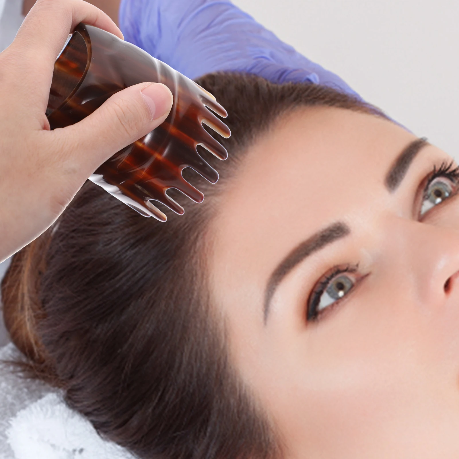 

1Pcs Massage Horn Comb High Quality Anti Static Compact Design Comfortable Scalp Massage Blood Circulation Stimulating Creative